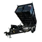 7×12 Hydraulic Dump Trailer with 3ft Sides (2) 6K Axles