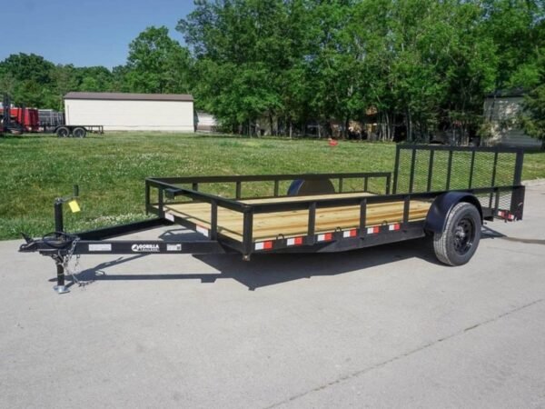 7×14 Dovetail Utility Trailer 3,500lb Axle, product image 1