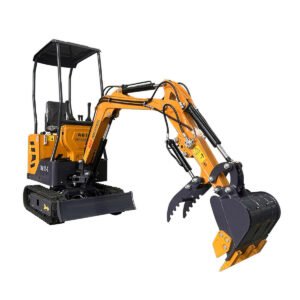 1 Ton, 13.5 HP Gasoline Engine (B&S) Mini Excavator w/ Hydraulic Thumb & Side Swing Boom | AGT-DM12-C — primary view