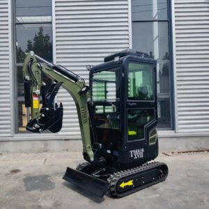 Green TYPHON TERROR XVIII Prestige 2 Ton Mini Excavator KUBOTA Diesel Engine USA — gallery view 2