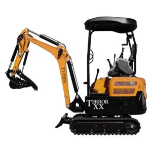 2025 4,000 lb TYPHON TERROR XX Mini Excavator Rubber Track with Kubota D902 Diesel Engine USA — primary view