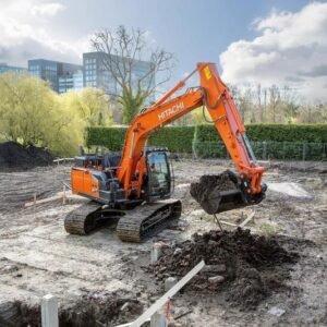 2026 Hitachi ZX160LC-7H Hydraulic link thumb, hydraulic coupler, and dig bucket included — gallery view 2