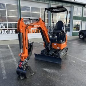 2026 Hitachi ZX17U-5N Thumb, coupler, and dig bucket included — primary view