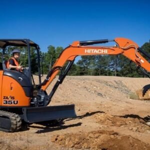 2026 Hitachi ZX35U-5N (LONG STICK) 5’8″ stick, thumb, coupler, and dig bucket included — gallery view 2