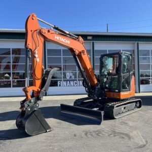 2026 Hitachi ZX60USB-5N (ANGLE BLADE) Angle blade, thumb, coupler, and dig bucket included — gallery view 2