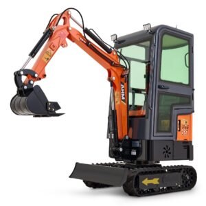 AX-12C | 13.5 HP B&S Engine Mini Excavator with Enclosed Cab — primary view