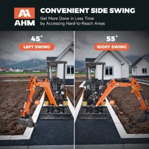 AX-17 | 23 HP B&S Engine 1.6 Ton Mini Excavator with Swing Boom — gallery view 2