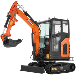 AY-25J | 25 HP Perkins Diesel Engine 2.5 Ton Mini Excavator with Swing Boom & Adjustable Speed — primary view