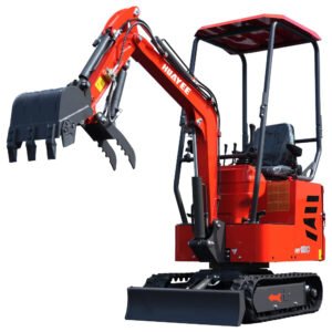 Mini Excavator – Hydraulic Thumb Clamp, 13.5HP Rato Engine Gas Powered | HUAYEE HY12C — primary view