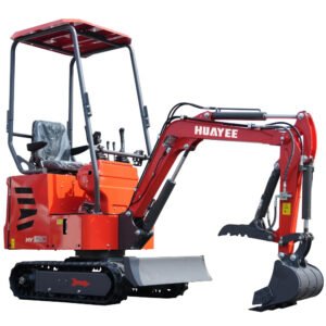 Mini Excavator – Hydraulic Thumb Clamp, 13.5HP Rato Engine Gas Powered | HUAYEE HY12C — gallery view 2