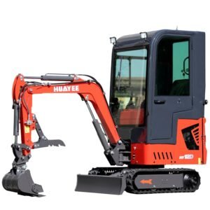 Mini Excavator Pro – B&S Engine with Cab & Advanced Hydraulics | HUAYEE HY12D — primary view