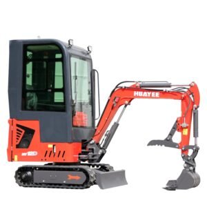 Mini Excavator Pro – B&S Engine with Cab & Advanced Hydraulics | HUAYEE HY12D — gallery view 2