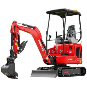 Mini Excavator with 14HP Kubota Engine & Hydraulic Thumb | HUAYEE HY16C — primary view