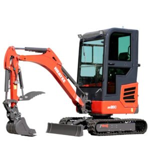 2 Ton Pro Mini Excavator with 16HP Kubota Engine & Enclosed Cab | HUAYEE HY20C — primary view
