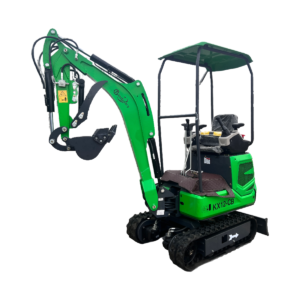 1 Ton, B&S Engine Mini Excavator w/ Hydraulic Thumb & Swing Boom | KX12-CB — primary view