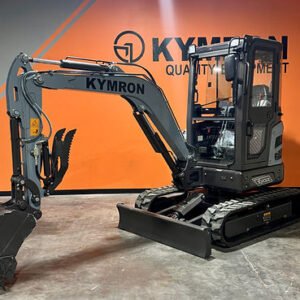 KYMRON® XH32D Pro Series Excavator with Thumb + Cab w/ Heat / AC & Radio — primary view