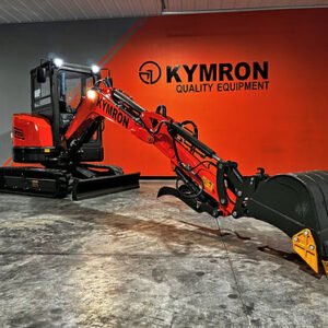 KYMRON® XH42D Pro Series Excavator with Thumb + Cab w/ AC & Radio — gallery view 2