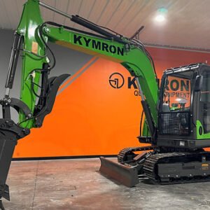 KYMRON® XH68 Pro Series Excavator with Thumb + Cab w/ AC & Radio — gallery view 2