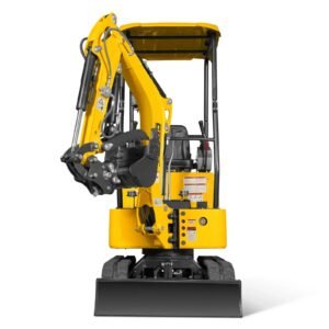 MechMaxx Mini Compact Excavator with B&S VANGUARD 408cc 14HP Engine, 65.7″ Max Digging Depth, 2370 lb Operating Weight, Model MEC10 — gallery view 2