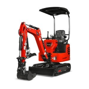 MechMaxx Mini Compact Excavator with HONDA GX390 Engine, 65.7″ Max Digging Depth, 2280 lb Operating Weight, Model MEC10 — primary view