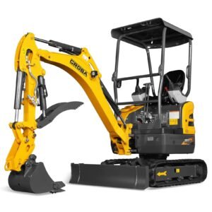 MechMaxx Mini Compact Excavator with Kubota D902 Engine, 89″ Max Digging Depth, 4145 lb Operating Weight, Model MEC17 — primary view