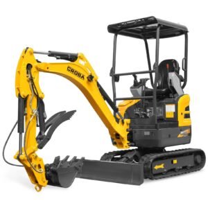 MechMaxx Mini Compact Excavator with Kubota D902 Engine, 95″ Max Digging Depth, 4190 lb Operating Weight, Model MEC17PRO — primary view