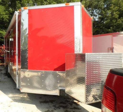 Enclosed Trailer 8.5’x26′ Red – Lawn Equipment Car Motorcycle Hauler Storage, product image 1
