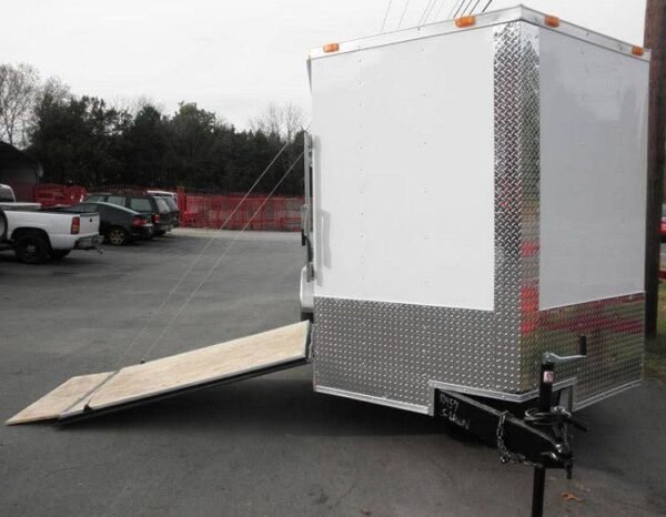 Enclosed Utility Hybrid Trailer 7’x20′ – Lawn Mower Equipment Hauler Storage, product image 1